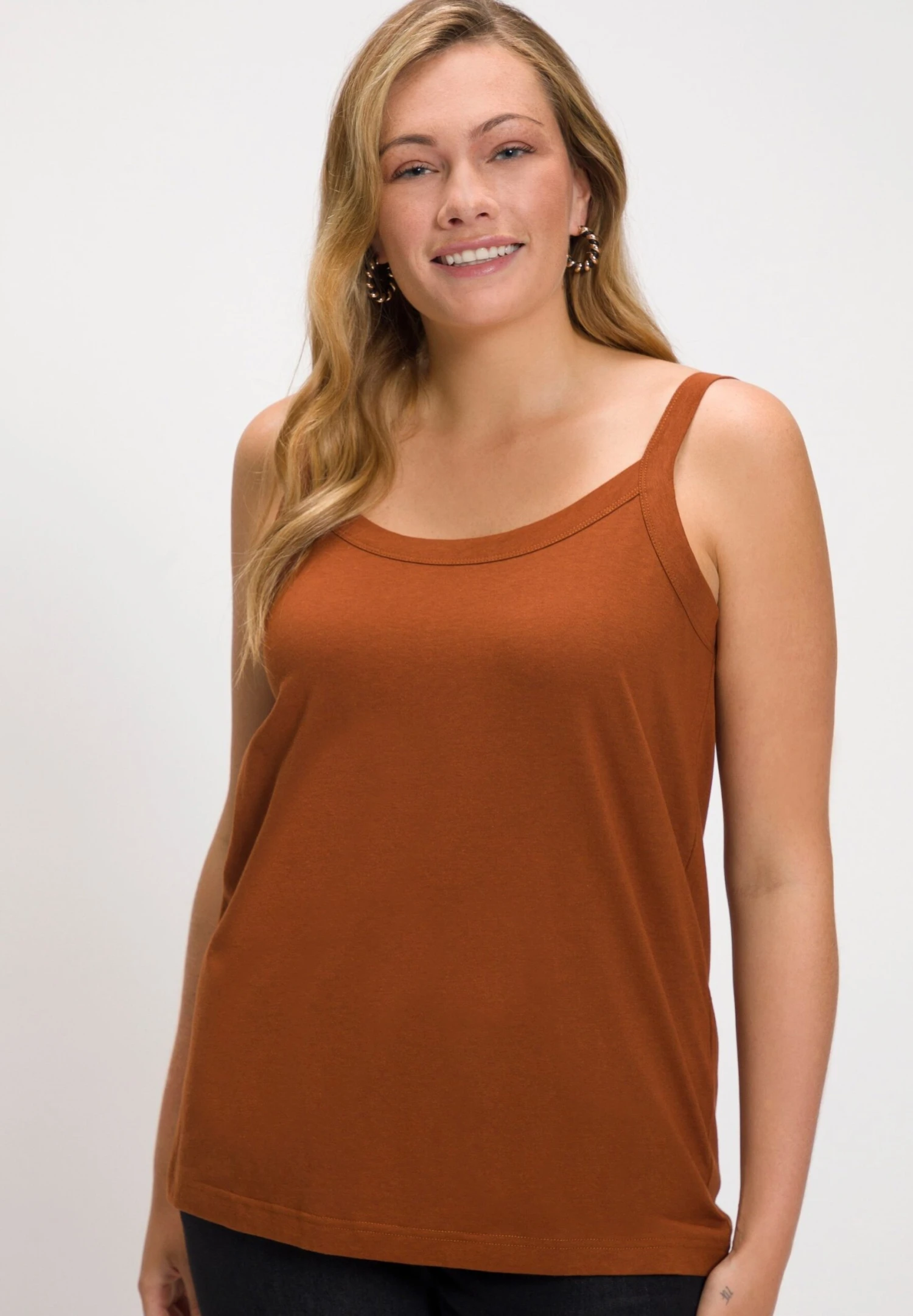 Ulla Popken Podkoszulki - Tabak 4 Ulla Popken Podkoszulki - Tabak - obrazek 2