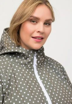 Ulla Popken Kurtka Przeciwdeszczowa - Lodengroen -Ulla Popken 4aafab0e63cc45bdb8c498cb0fd6c4a8
