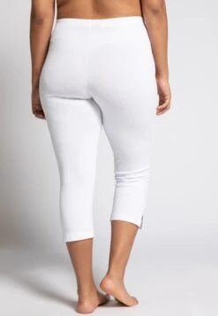 Ulla Popken GROSSE GRÖSSEN BIS 76 CAPRI KLASSISCHE 7/8 - Legginsy - Weiß -Ulla Popken 4b07cfff89c049a68195e929750e5bc0