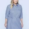 Ulla Popken BELLIEVA - Bluzka - Blue Denim -Ulla Popken 4b3f8755d4ed4cb69a37bfcb2fddbbdf
