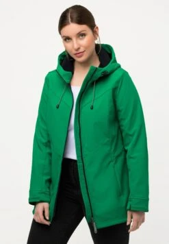 Ulla Popken Krótki Płaszcz - Vert émeraude -Ulla Popken 4b6d0bb15f1349c9b3ec9c3cc9bf4d83