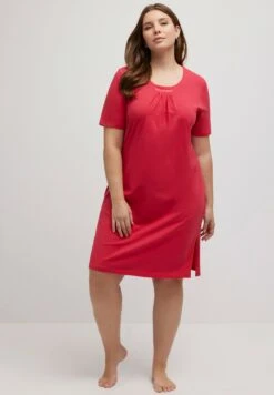 Ulla Popken PLEAT DETAIL - Koszula Nocna - Sorbet Pink -Ulla Popken 4b888c18b18f4971a2c3dbedb513de34