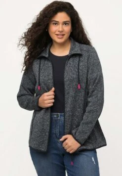 Ulla Popken Kardigan - Navy Blue -Ulla Popken 4c255069d5ae43d784e0d79b8521cea4