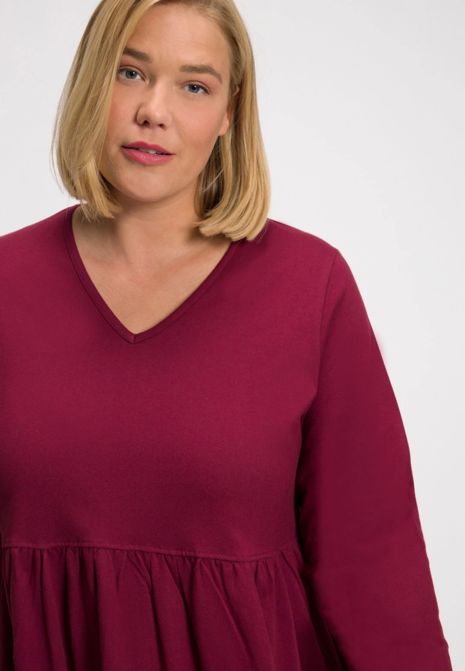 Ulla Popken Sukienka Z Dżerseju - Karminrot 6 Ulla Popken Sukienka Z Dżerseju - Karminrot - obrazek 4