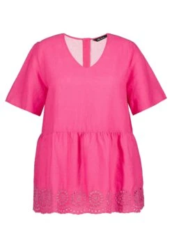 Ulla Popken Bluzka - Pink -Ulla Popken 4c8da04e2d9f486db0e54e4f53cea1dd