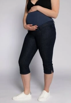 Ulla Popken Jeansy Skinny Fit - Dark Blue Denim