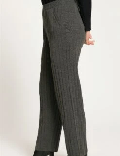 Ulla Popken Spodnie Materiałowe - Donkergrijs Melange -Ulla Popken 4d88fe185cf44b0b9acde64b2ae2111b