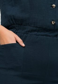 Ulla Popken 7/8-LÄNGE MUSSELIN V-AUSSCHNITT ÄRMELLOS - Kombinezon - Marine 10 Ulla Popken 7/8-LÄNGE MUSSELIN V-AUSSCHNITT ÄRMELLOS - Kombinezon - Marine -Ulla Popken 4f7811f0b11241fa8e301c59cc940dc7