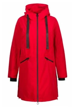 Ulla Popken IRIDESCENT HOODED - Parka - Lychee -Ulla Popken 50ccc28972e444eda8b4826348916d65