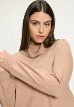 Ulla Popken Sukienka Dzianinowa - Cognaczand -Ulla Popken 51d1834efc30438eb3dcfe9c1132b459