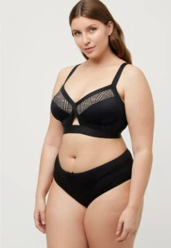 Ulla Popken Biustonosz Z Trójkątną Miseczką - Schwarz -Ulla Popken 5407db3990be4ba79cc0ce61443236c1