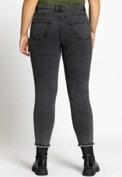 Ulla Popken Jeansy Skinny Fit - Dunkelgrau Denim -Ulla Popken 54e48950334f46adb17fd0b237e4292e