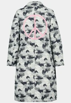 Ulla Popken Krótki Płaszcz - Stahlgrau -Ulla Popken 553d30287f034fc9a694db0b441afd81