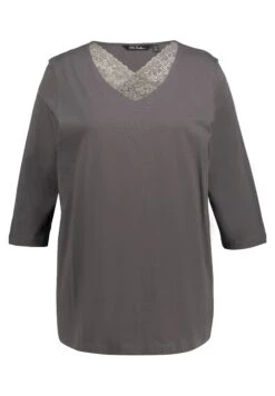 Ulla Popken V HALS 3/4 MOUWEN - Koszulka Do Spania - Asbruin 9 Ulla Popken V HALS 3/4 MOUWEN - Koszulka Do Spania - Asbruin -Ulla Popken 5600e5e6271c4a6484987ef512fa925a