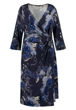 Ulla Popken Sukienka Z Dżerseju - Bleu Jean -Ulla Popken 57f65e50d6fc4a91886d1430c3d66292