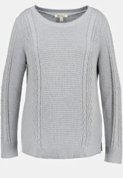 Ulla Popken Sweter - Lichtgrijs Melange -Ulla Popken 58734723286f49548c7b96e95b27a8c9