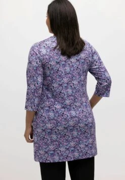 Ulla Popken V AUSSCHNITT 3/4-ARM TASCHEN - Bluzka Z Długim Rękawem - Magenta -Ulla Popken 593d4596a69242fb9cfa2374a908a2e7