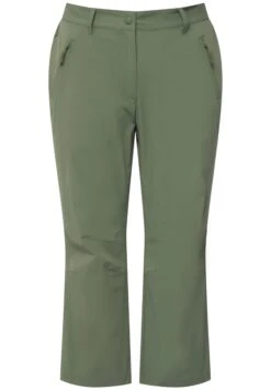 Ulla Popken FUNCTIONAL STRETCH CROP - Spodnie Materiałowe - Menthe Verte -Ulla Popken 5ac63dca027d439c9051ea02439e28c2