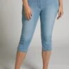 Ulla Popken Szorty Jeansowe - Light Blue -Ulla Popken 5af79192116948b484dfd7bf35bb293e