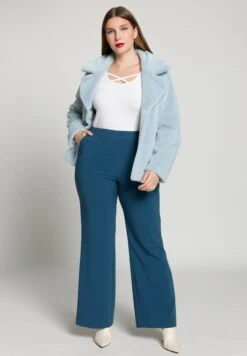 Ulla Popken Spodnie Materiałowe - Pétrole -Ulla Popken 5c54c41f2aa249baa7f40af17153972a