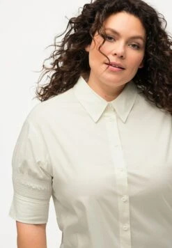 Ulla Popken Koszula - Offwhite -Ulla Popken 5ca3059e24a548eca8f2e0f755a4c471