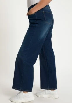 Ulla Popken Jeansy Straight Leg - Bleu Jean -Ulla Popken 5d3965b66d944c598110250cb0e69247