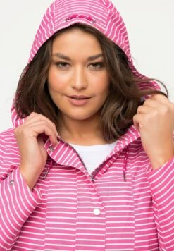 Ulla Popken Kurtka Przeciwdeszczowa - Fuchsia Roze -Ulla Popken 5e8c011572204a1db9a7afd65d34d60d