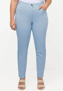 Ulla Popken Spodnie Materiałowe - Bleu Clair