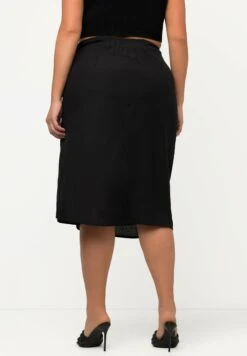 Ulla Popken Spódnica Z Zakładką - Noir -Ulla Popken 5fde114f735b43869a797b38b15e6bba