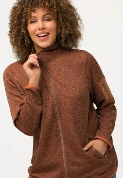 Ulla Popken Kardigan - Mahonie -Ulla Popken 600bb2cf4fb94a278893e8143f147e11