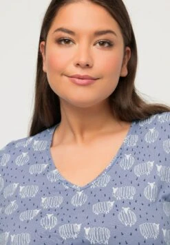 Ulla Popken Koszula Nocna - Purple Blue 9 Ulla Popken Koszula Nocna - Purple Blue -Ulla Popken 60ca507f8df24b08819f8562beaea050