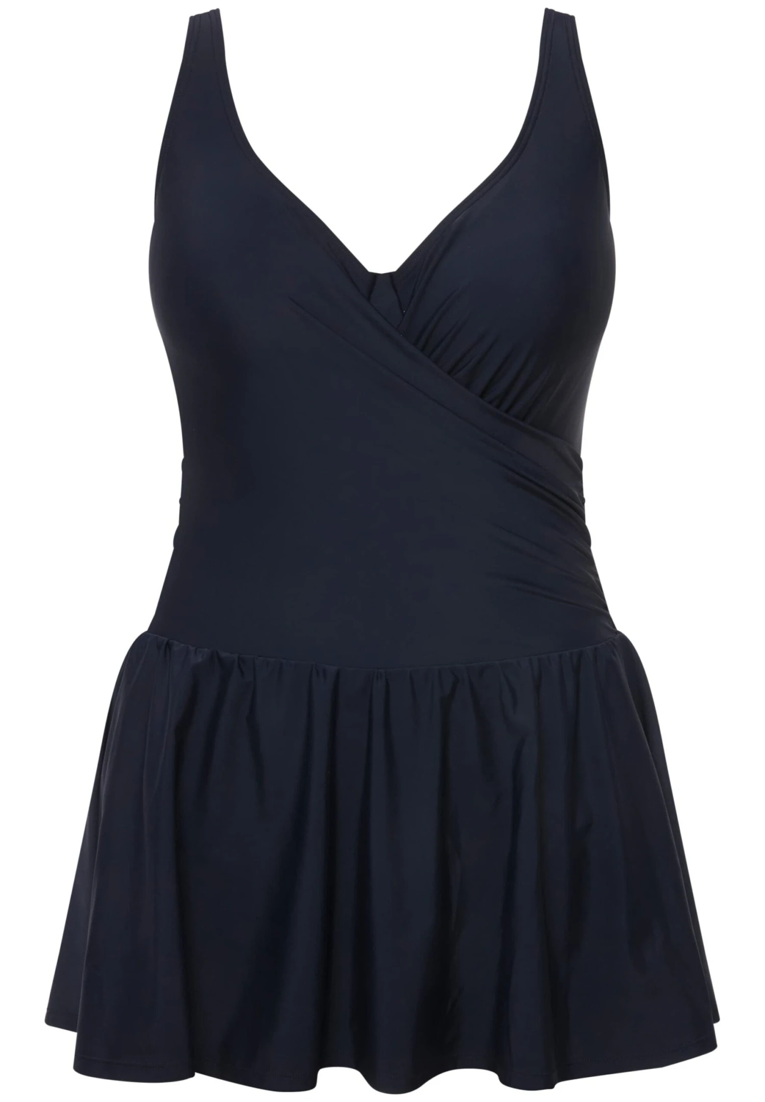 Ulla Popken À BONNETS SOUPLES ET ARMATURES FRONCES MATIÈRE RE - Kostium Kąpielowy - Marine 7 Ulla Popken À BONNETS SOUPLES ET ARMATURES FRONCES MATIÈRE RE - Kostium Kąpielowy - Marine - obrazek 5