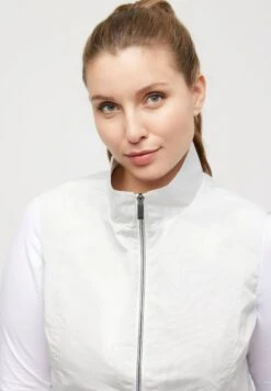 Ulla Popken Kamizelka - Blanc Neige -Ulla Popken 632b51bcafbb43738b56d0a28b9a97d6