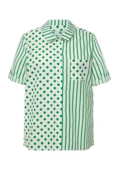 Ulla Popken Koszula - Emerald Green -Ulla Popken 63aeb2e3735a41809eae27953b950820