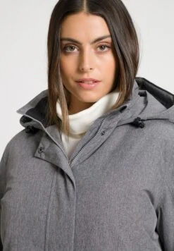 Ulla Popken Parka - Gris Chiné -Ulla Popken 63f2c38e80c54949884c1e1903c3d5aa