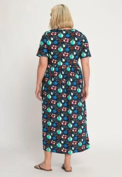 Ulla Popken Sukienka Z Dżerseju - Navy Multi 9 Ulla Popken Sukienka Z Dżerseju - Navy Multi -Ulla Popken 647e77e3e07a402aa40fd2e79111b56b