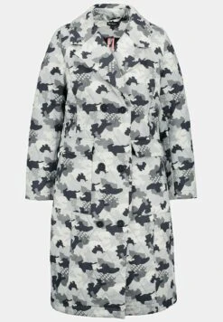 Ulla Popken Krótki Płaszcz - Stahlgrau -Ulla Popken 6619f37b197e4b3e8682feef07fd0952