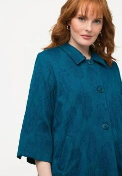 Ulla Popken Kurtka Wiosenna - Pétrol -Ulla Popken 6648da3fa6d9456ba313e91a38354a27