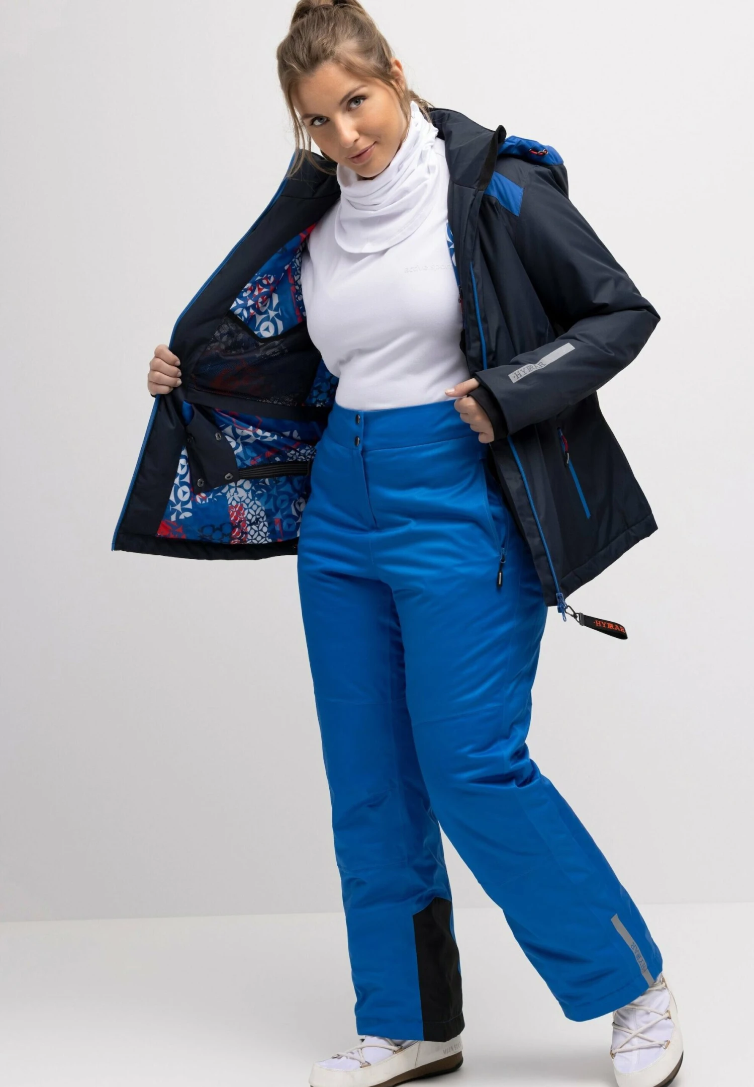 Ulla Popken Kurtka Wiosenna - Marine 4 Ulla Popken Kurtka Wiosenna - Marine - obrazek 2