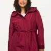 Ulla Popken Kurtka Przeciwdeszczowa - Karmijnrood