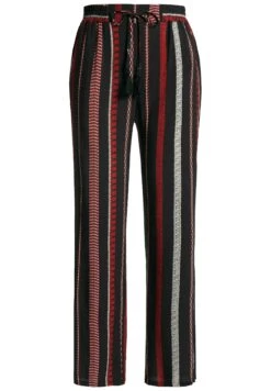 Ulla Popken STREIFEN ELASTIKBUND KORDEL - Spodnie Treningowe - Schwarz -Ulla Popken 689eb5a7a2424bcab94fbb32b3a5609a