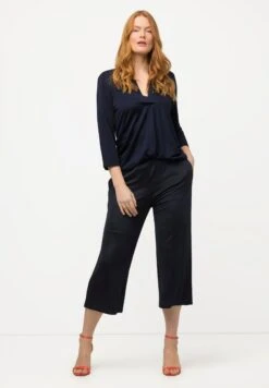 Ulla Popken Spodnie Materiałowe - Bleu De Minuit -Ulla Popken 68ef62db29e84e8fbbc98384ee71b4f6