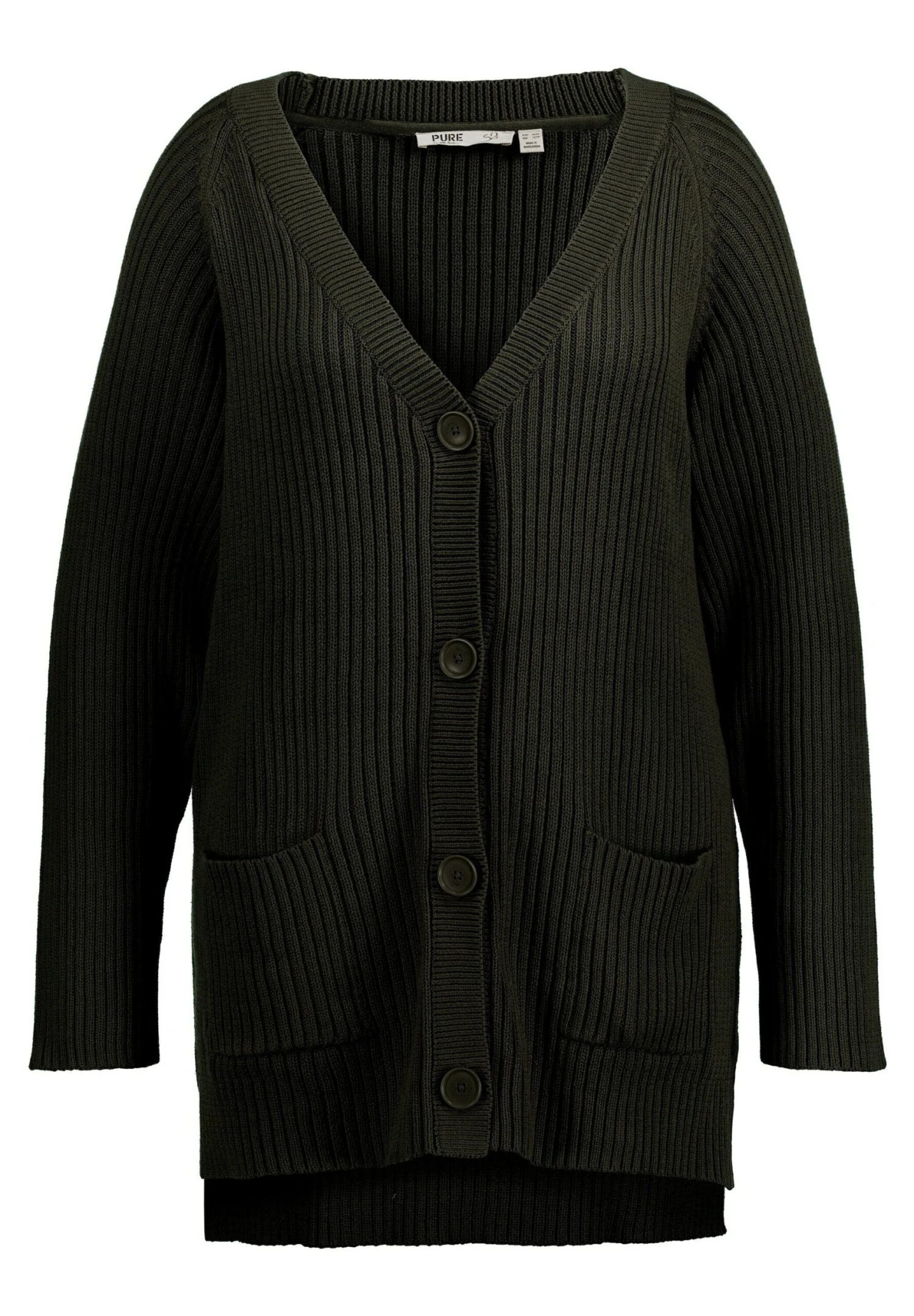 Ulla Popken GRANDPA - Kardigan - Pond Green 6 Ulla Popken GRANDPA - Kardigan - Pond Green - obrazek 4