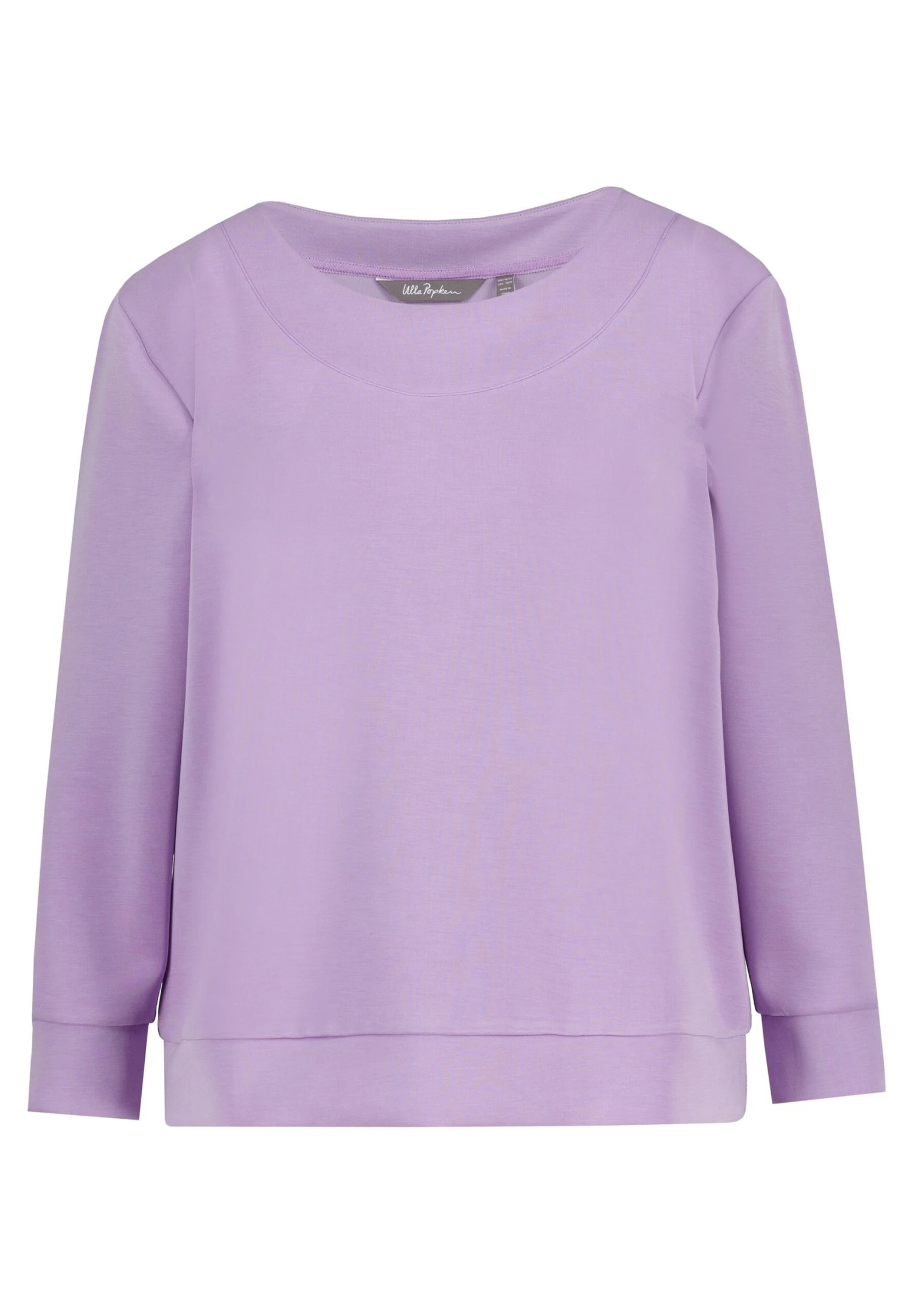 Ulla Popken COL BATEAU MANCHES LONGUES TRÈS DOUX - Bluza - Lavender 7 Ulla Popken COL BATEAU MANCHES LONGUES TRÈS DOUX - Bluza - Lavender - obrazek 5