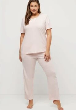 Ulla Popken Piżama - Rose Pâle