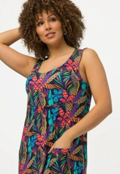 Ulla Popken Sukienka Z Dżerseju - Navy Blue -Ulla Popken 6e2b904682854a1fb4fc14242d66418b