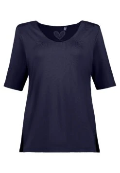 Ulla Popken T-shirt Basic - Mitternachts Blau