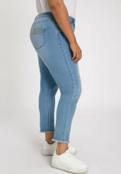 Ulla Popken Jeansy Skinny Fit - Light Blue -Ulla Popken 6ed5fc7a2de04b3591ea5f69960ec9d2