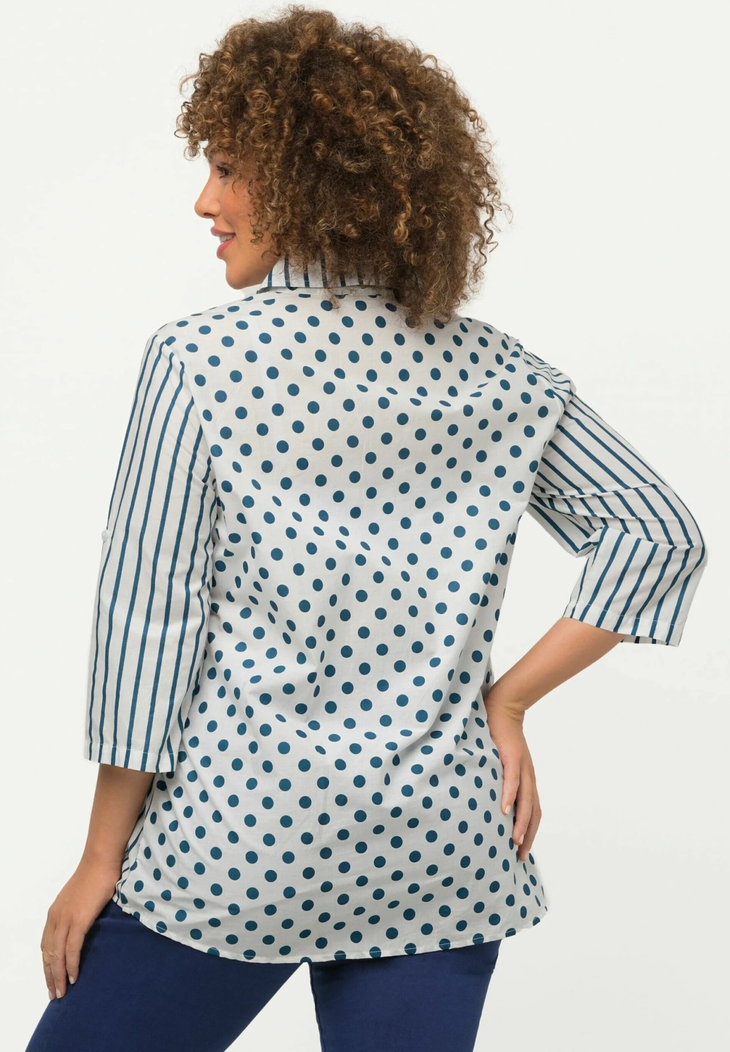 Ulla Popken Koszula - Indigo 4 Ulla Popken Koszula - Indigo - obrazek 2