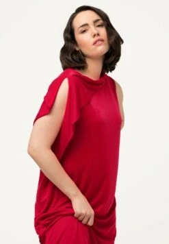 Ulla Popken MIDI SANS MANCHES - Sukienka Z Dżerseju - Litchi -Ulla Popken 71ca3b4f6a73436abe1e9903416e5878